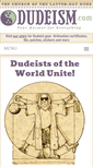 Mobile Screenshot of dudeism.com